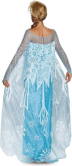Elsa Frozen Prestige Ice Queen Dress Woman's Costume Adult X-Large 18-20 by HalloweenStore.com