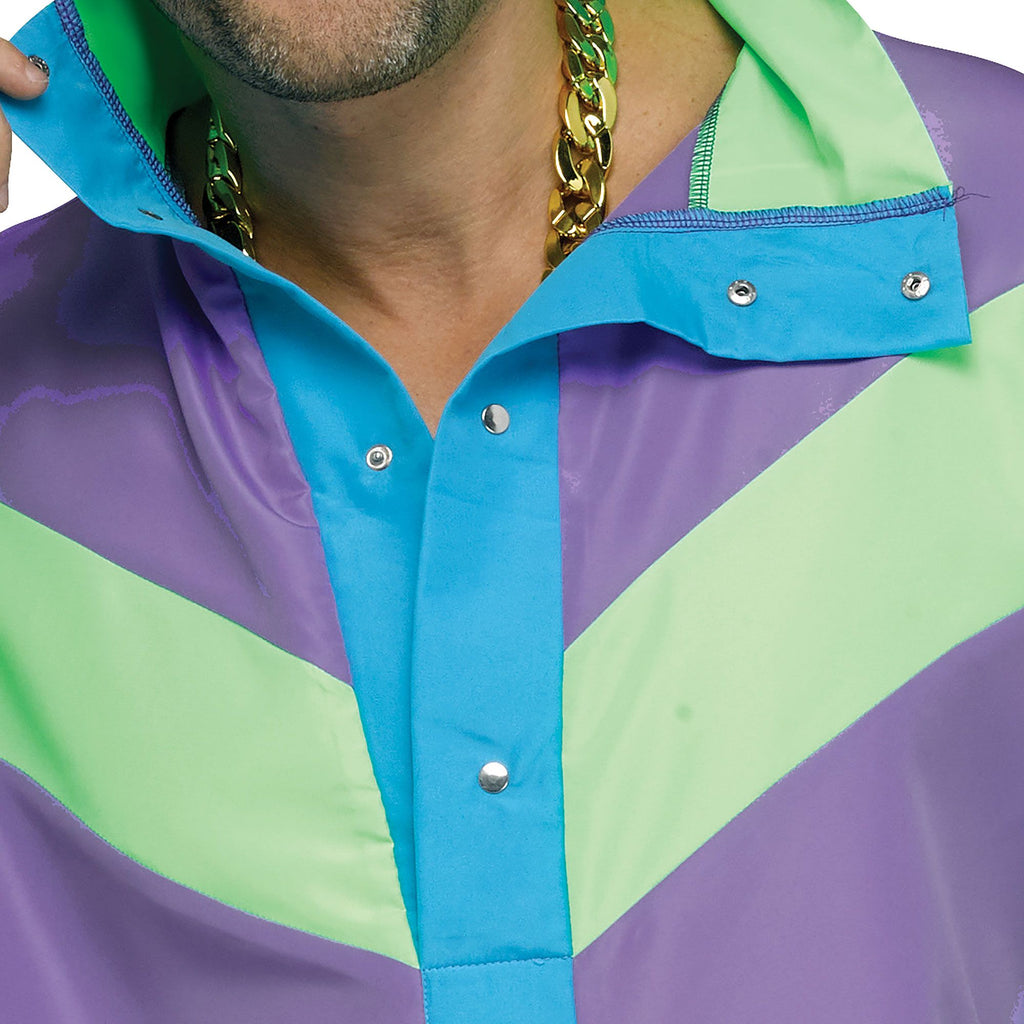 Hip 80's Retro Sweat Track Suit Adult Mens Costume Standard Size by HalloweenStore.com