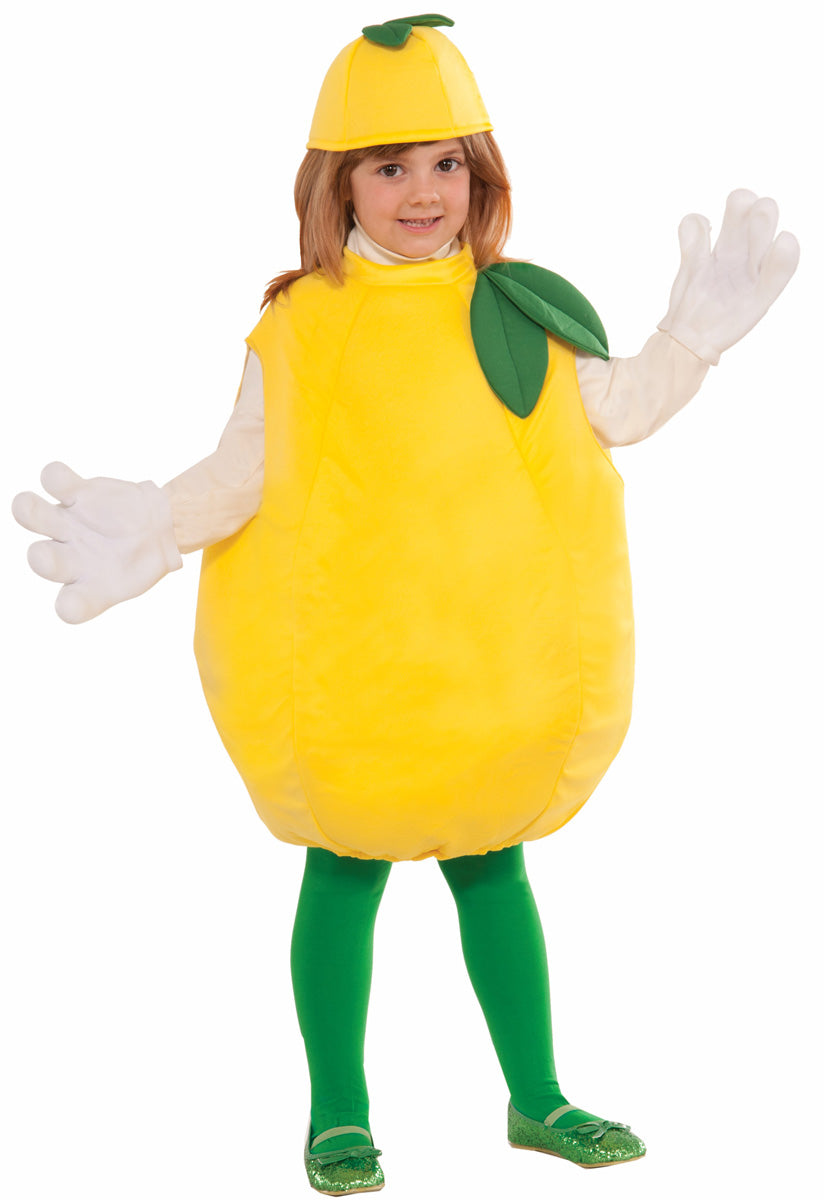 Lemon Yellow Food Child Plush Costume Medium by HalloweenStore.com
