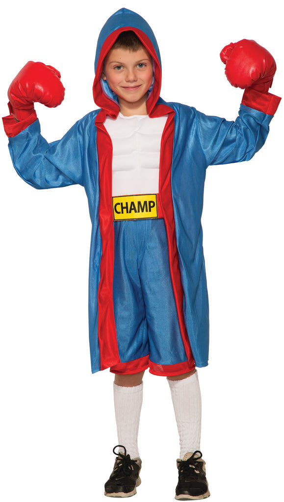 Boxer Boy Champ Child Costume Size Large 12-14 by HalloweenStore.com