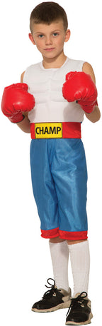 Boxer Boy Champ Child Costume Size Large 12-14 by HalloweenStore.com