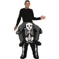 Forum Men's Ride on Skeleton Deluxe Adult Shoulder Rider Costume by HalloweenStore.com