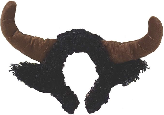 Bull Horns Headpiece Unisex Playful Animal Bull Costume Accessory by HalloweenStore.com