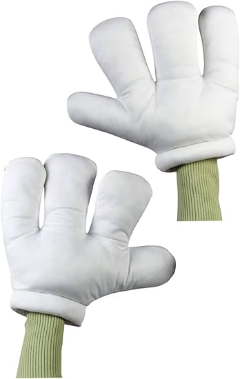 Adult Cartoon Hands White by HalloweenStore.com