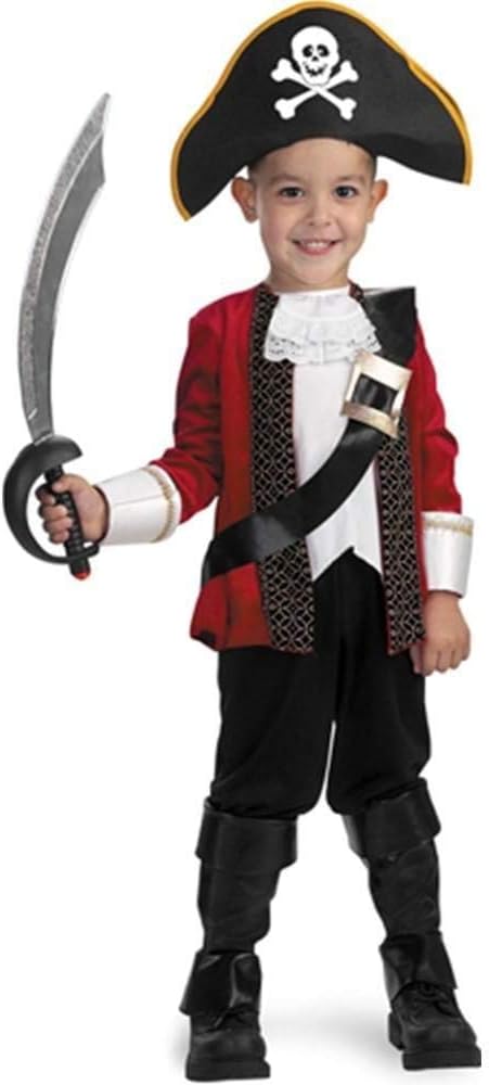 El Capitan Pirate Boys Toddler Costume 4-6 by HalloweenStore.com