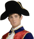 Napoleon Hat Men's Colonial Tricorn Costume Hat by HalloweenStore.com