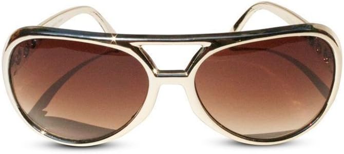 Gold Elvis Presley Novelty Eyewear Glasses by HalloweenStore.com