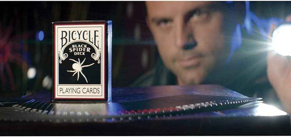 Magic Makers Black Spider Deck Bicycle Cards