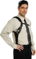 Shoulder Gun Holster Black Costume Accessory by HalloweenStore.com
