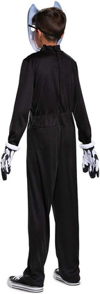 Bendy Costume for Kids, Bendy and The Ink Machine Jumpsuit by HalloweenStore.com