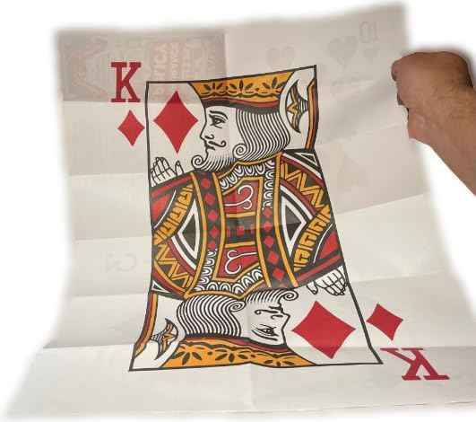 MilesMagic Magicians Insurance Policy Classical Stage Street Pocket Gimmick Real Cards Magic Trick