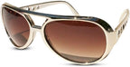 Gold Elvis Presley Novelty Eyewear Glasses by HalloweenStore.com