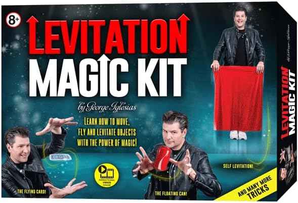 Super Duper Levitation Magic Kit by George Iglesias, Learn How to Move, Fly and Levitate Objects, 8  Years