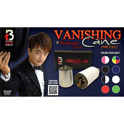 Vanishing Metal Cane (Black) by Handsome Criss and Taiwan Ben Magic - Trick by Murphy's Magic Supplies, Inc.
