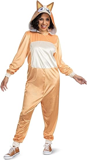 Chilli Mom Bluey Classic Adult Women's Costume Small 4-6 by HalloweenStore.com
