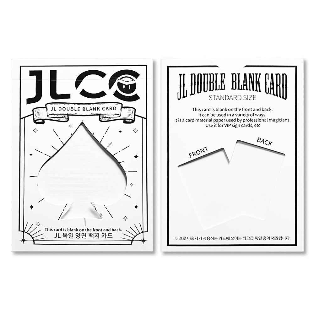 1 Set of Double-Sided White Paper Poker Cards for Magic Performances, Including Cards, Sticky Notes, Message Boards, And Confession Cards