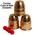 Combo Cups & Balls (Copper) by Premium magic by Murphy's Magic Supplies, Inc.