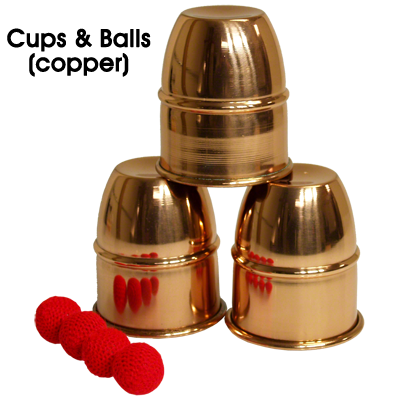 Cups & Balls (Copper) by Premium Magic by Murphy's Magic Supplies, Inc.