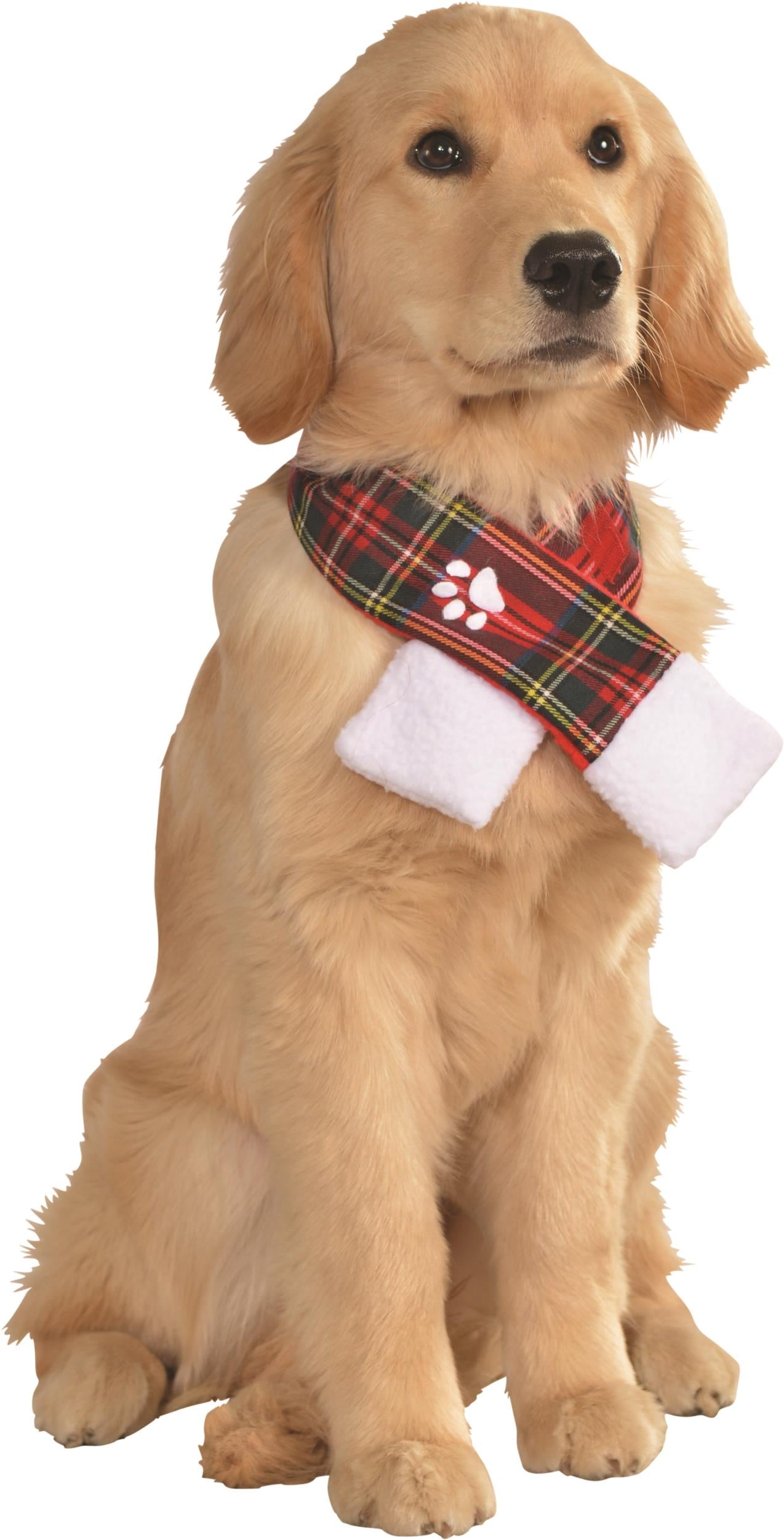 Christmas Scarf Pet Plaid Small/Medium by HalloweenStore.com