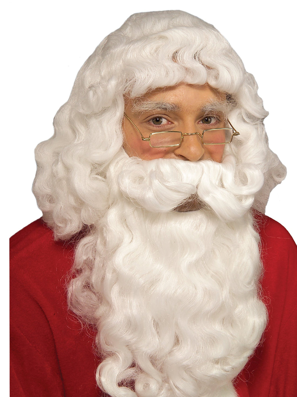 Forum Deluxe Santa Wig and Beard Set by HalloweenStore.com