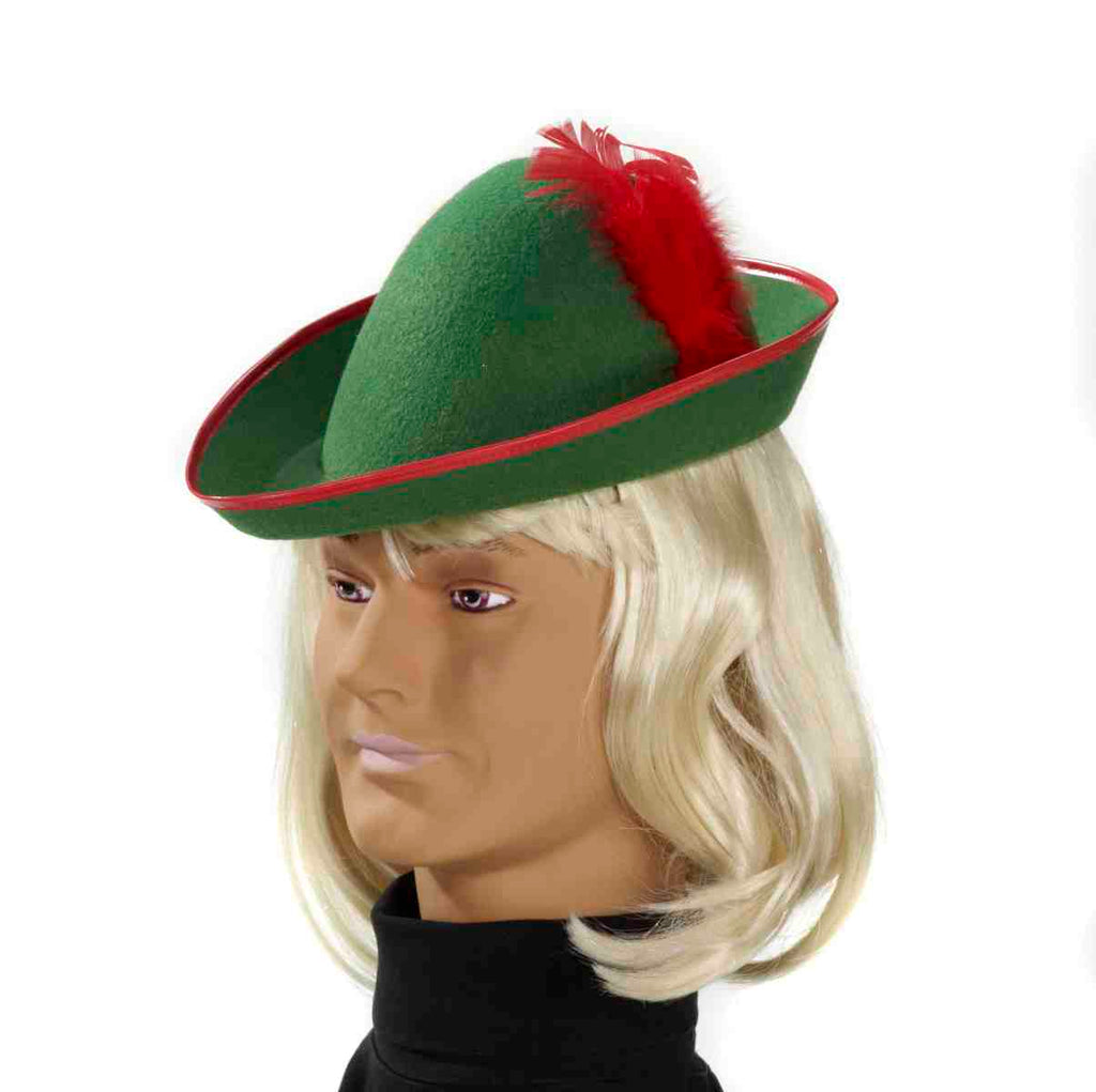 Green Robin Hood Peter Pan Elf Adult Hat by HalloweenStore.com