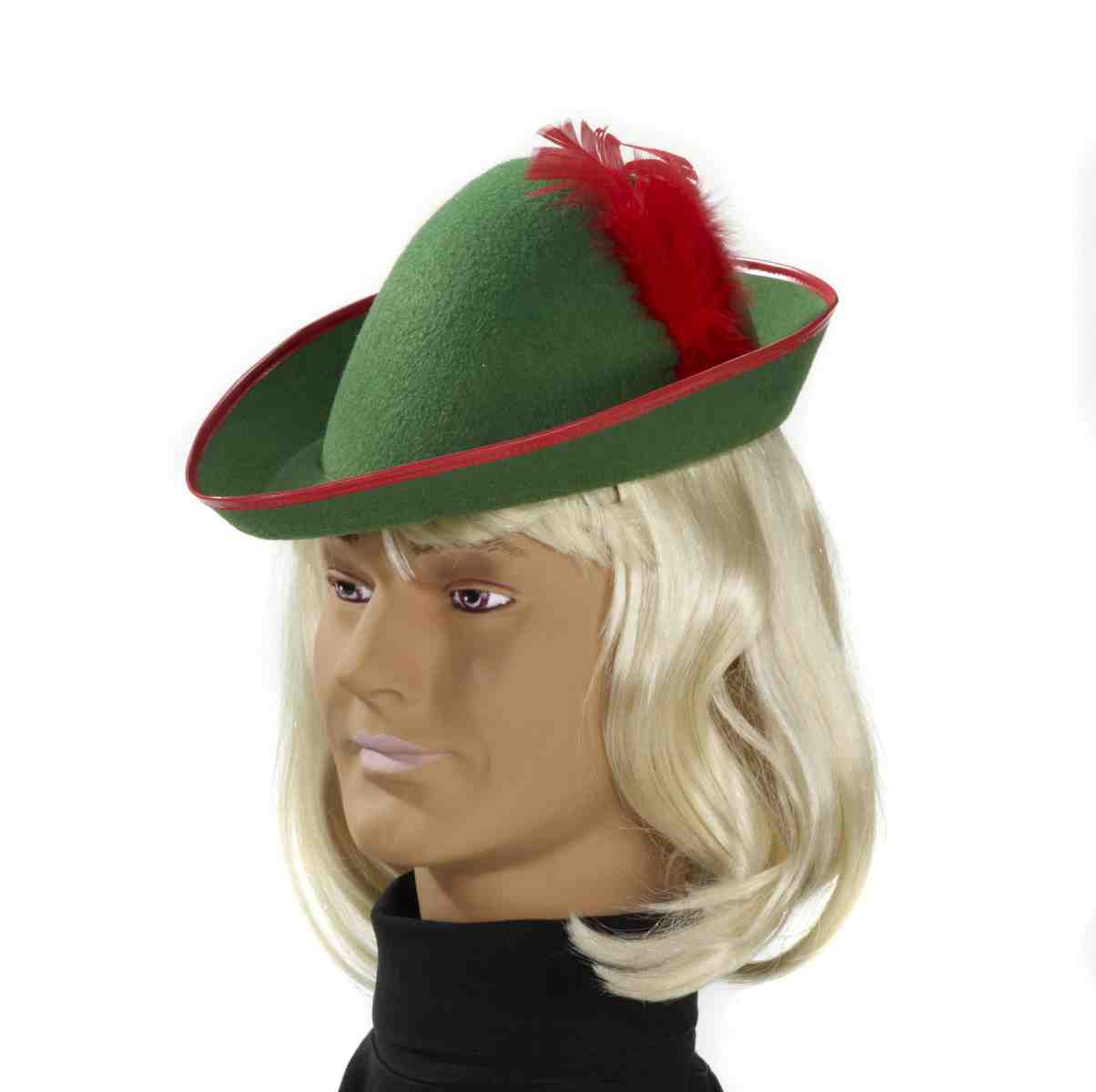 Green Robin Hood Peter Pan Elf Adult Hat by HalloweenStore.com