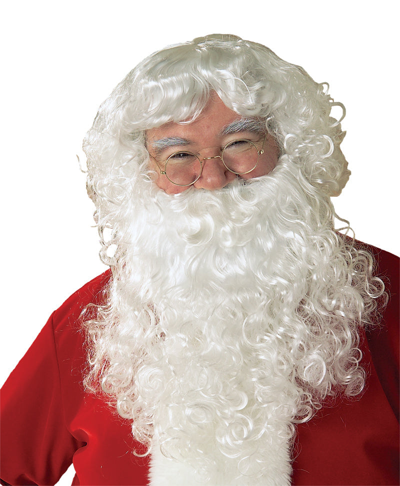 Santa Clause Wig and Beard Set by HalloweenStore.com