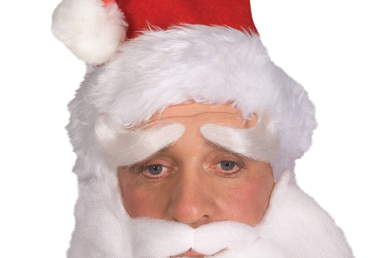 Deluxe Santa Clause White Eyebrows Kit by HalloweenStore.com