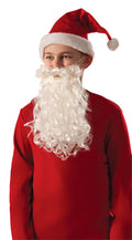 Santa Child Beard and Mustache Set by HalloweenStore.com