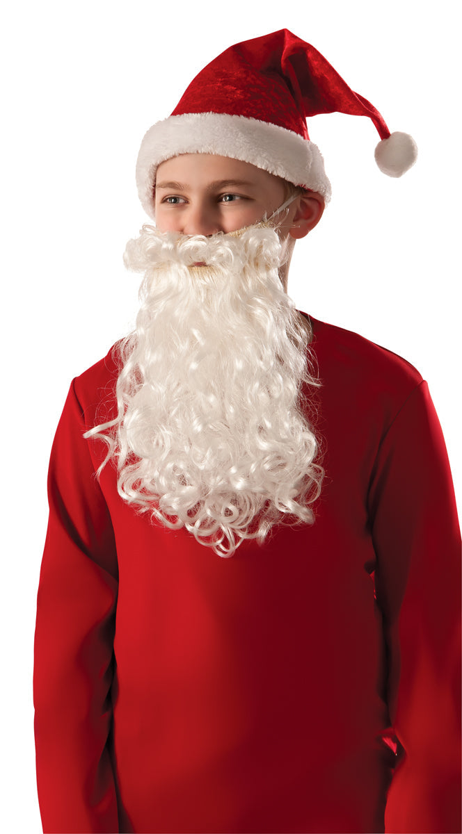 Santa Child Beard and Mustache Set by HalloweenStore.com