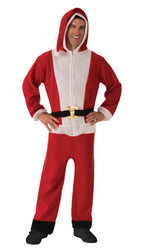 Santa Jumper Jumpsuit Pajama Costume Small by HalloweenStore.com