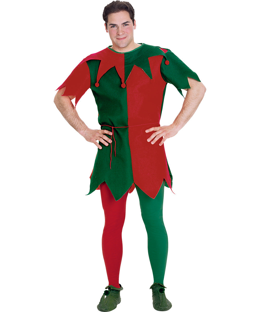 Red and Green Adult Christmas Striped Tights Pantyhose by HalloweenStore.com