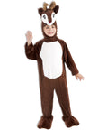 Child Reindeer Christmas Costume Toddler Jumpsuit by HalloweenStore.com
