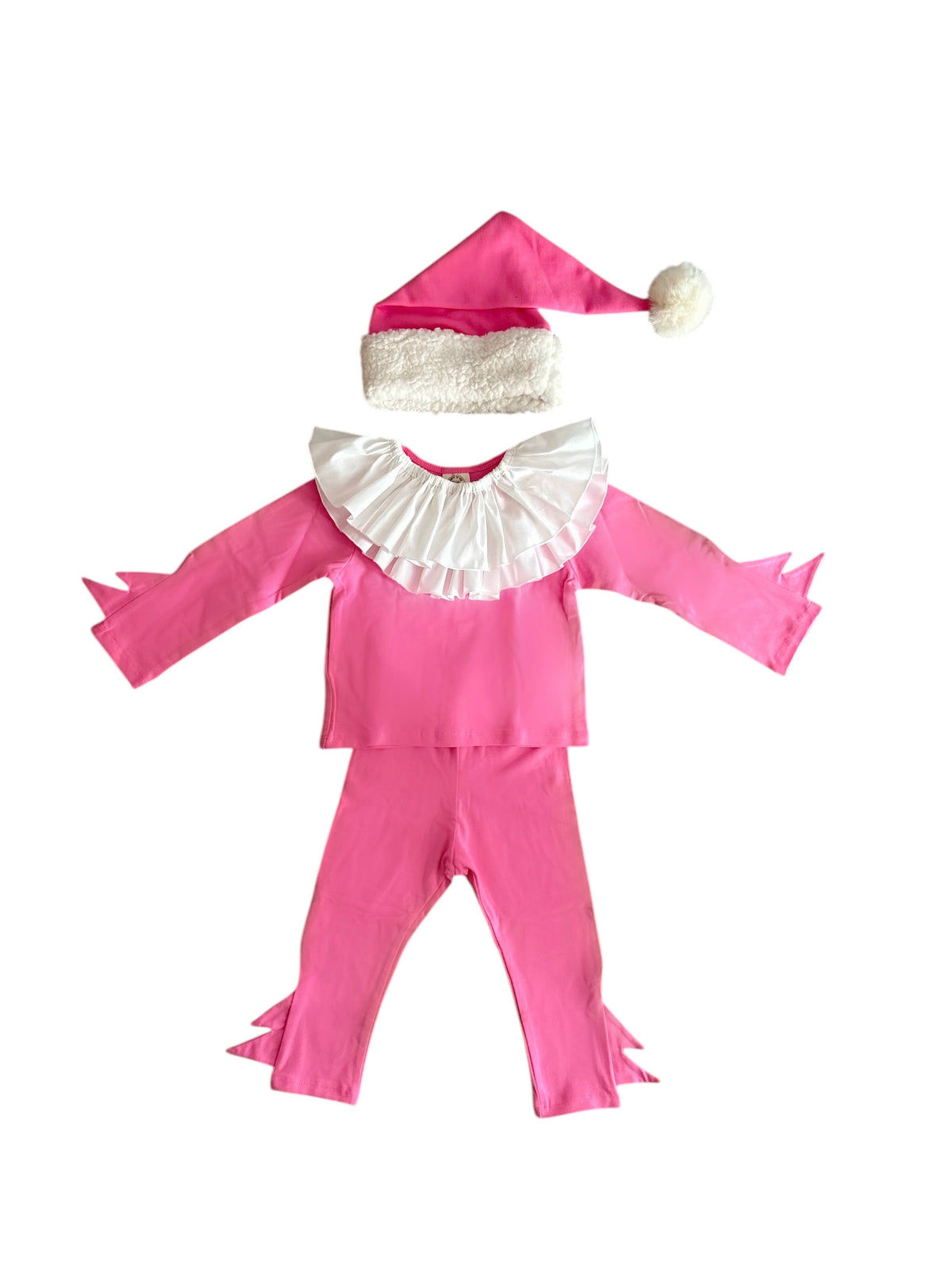 Pink Holiday Elf Costume by Band of the Wild