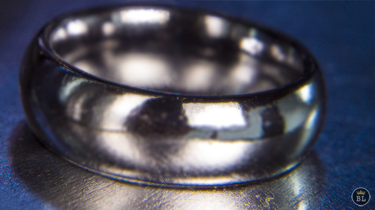 Ash and Ember Silver Curved Size 12 (2 Rings) by Zach Heath - Trick by Murphy's Magic Supplies, Inc.