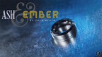 Ash and Ember Silver Beveled Size 9 (2 Rings) by Zach Heath - Trick by Murphy's Magic Supplies, Inc.