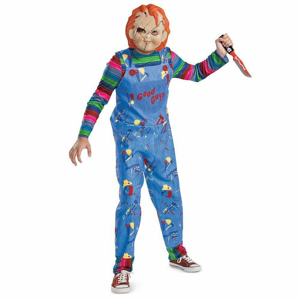 Chucky Childs Play Serial Killer Doll Movie Child Costume X-Large 14-16 by HalloweenStore.com