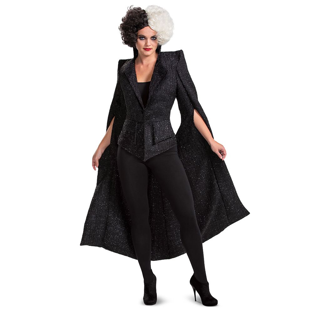 101 Dalmatians Cruella de Vil Deluxe Costume for Women Large 12-14 by HalloweenStore.com