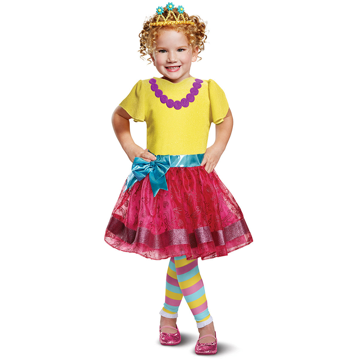 Fancy Nancy Dress Girls Deluxe Child Costume 3T-4T by HalloweenStore.com
