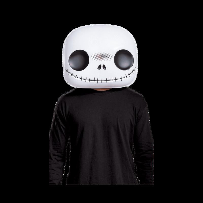 Nightmare Before Christmas Jack Skellington Vacuform Funko Plastic Adult Mask by HalloweenStore.com