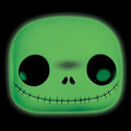 Jack Skellington Glow In The Dark Vacuform Funko Plastic Adult Mask by HalloweenStore.com