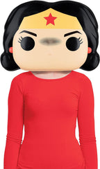 Pop! Funko Wonder Woman Vacuform Plastic Adult Mask by HalloweenStore.com