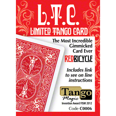 Limited Tango Card Red (T.L.C.) (C0006) by Tango by Murphy's Magic Supplies, Inc.