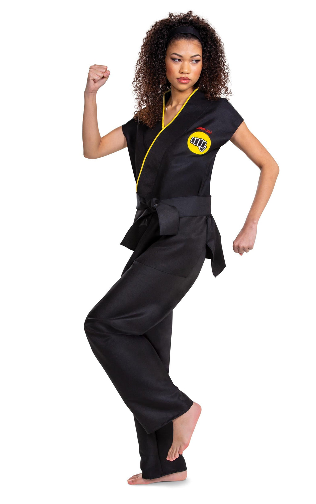 Cobra Kai Karate Gi Black Classic Costume Adult Large/X-Large by HalloweenStore.com