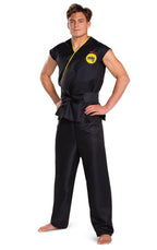 Cobra Kai Karate Gi Black Classic Costume Adult Large/X-Large by HalloweenStore.com