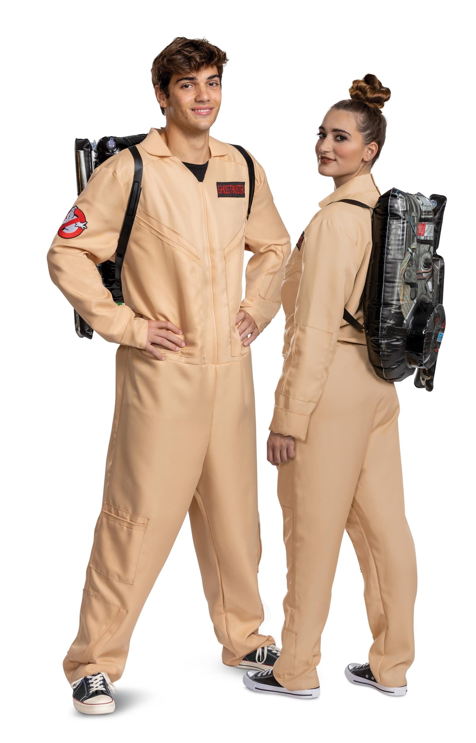 Ghostbusters and Proton Pack Jumpsuit Deluxe Adult Costume XXL 50-52 by HalloweenStore.com