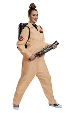Ghostbusters and Proton Pack Jumpsuit Deluxe Adult Costume XXL 50-52 by HalloweenStore.com