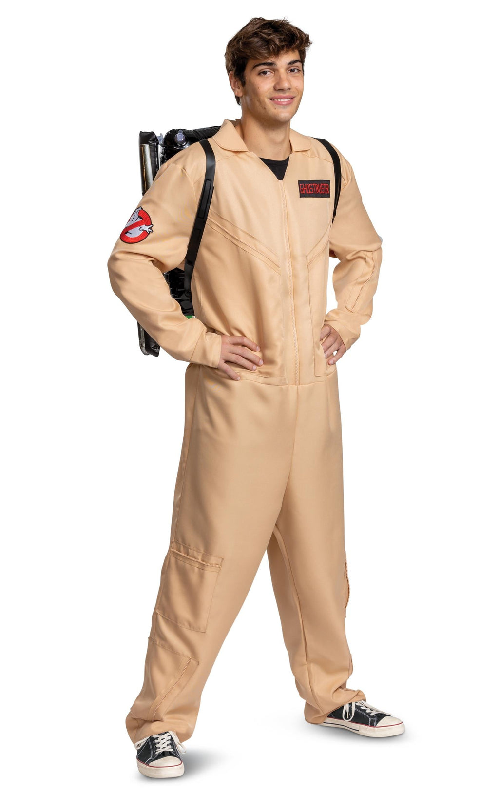 Ghostbusters and Proton Pack Jumpsuit Deluxe Adult Costume XXL 50-52 by HalloweenStore.com