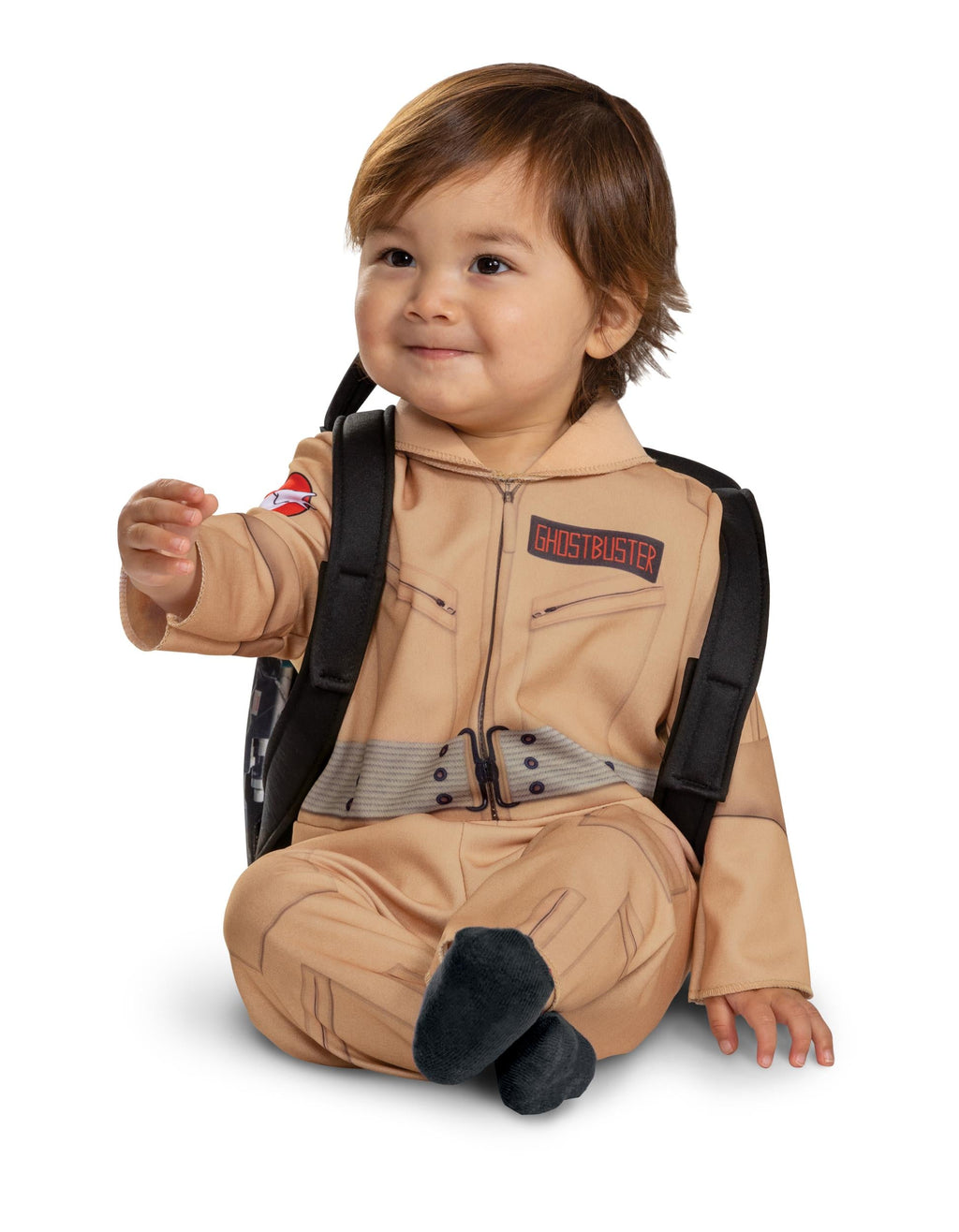 Ghostbusters Classic Jumpsuit with Proton Pack Toddler Costume 12-18 Months by HalloweenStore.com