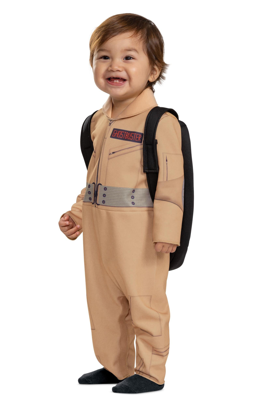 Ghostbusters Classic Jumpsuit with Proton Pack Toddler Costume 12-18 Months by HalloweenStore.com